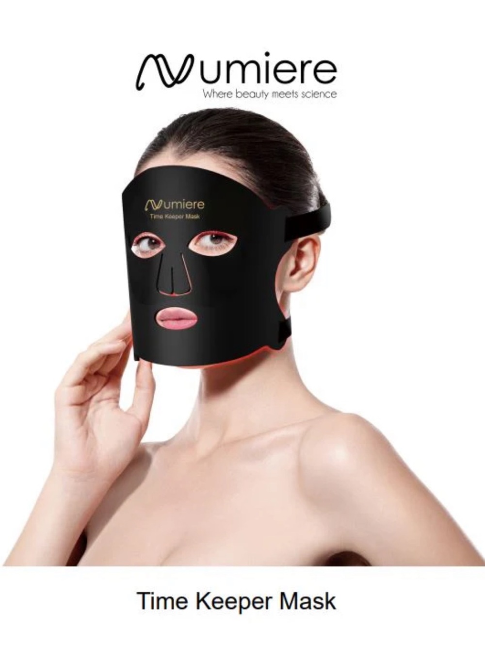 Numiere Time Keeper Red & Blue Light Facial  Mask EUC